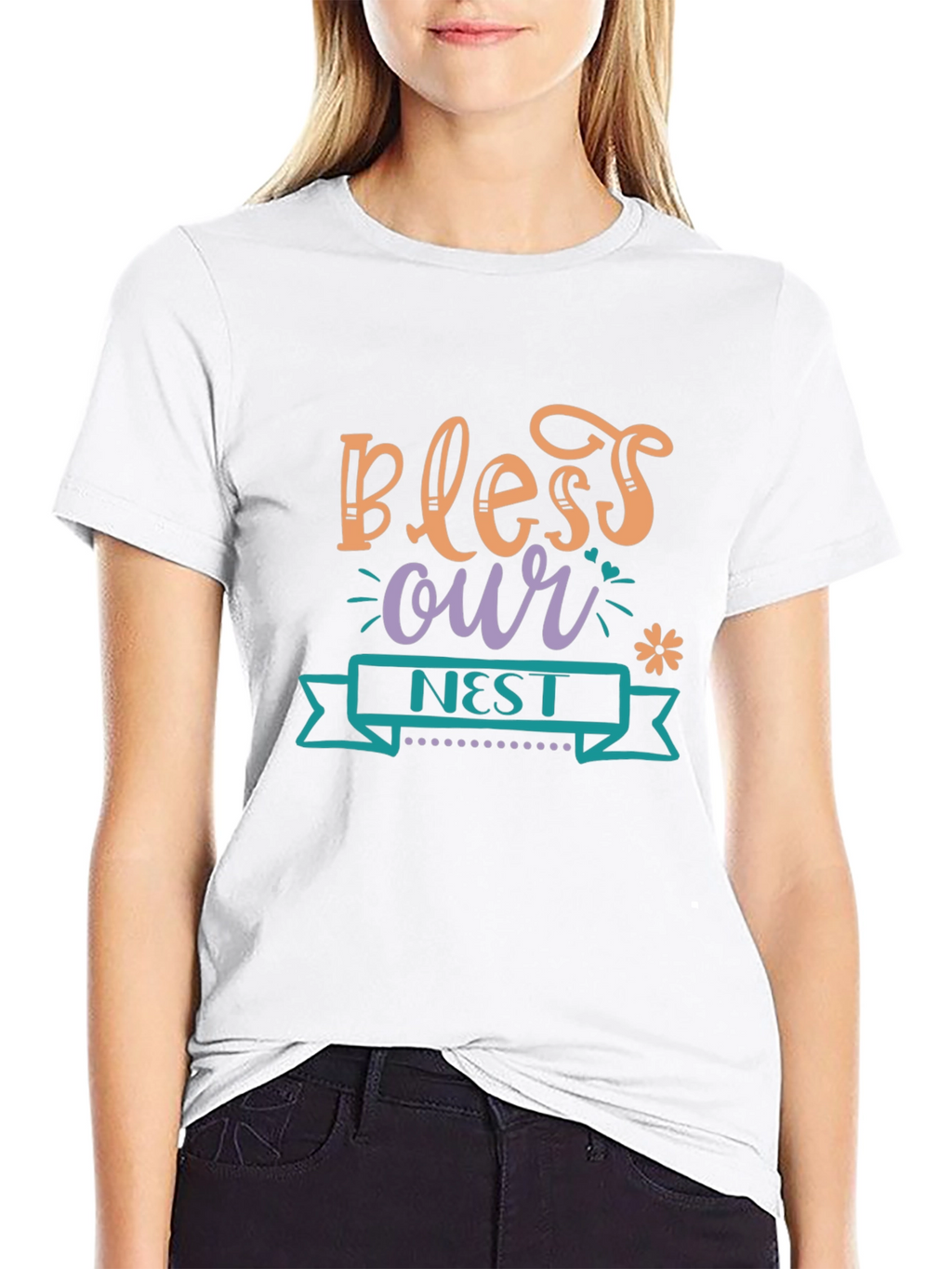 Bless Our Nest Graphic T-Shirt