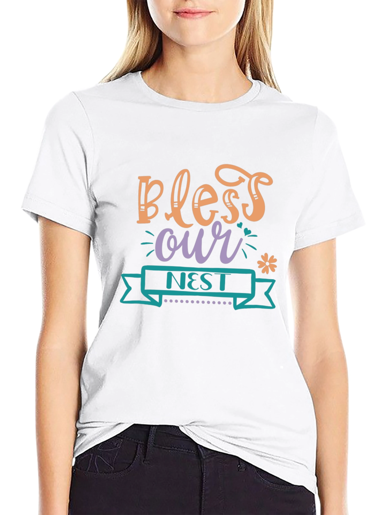 Bless Our Nest Graphic T-Shirt