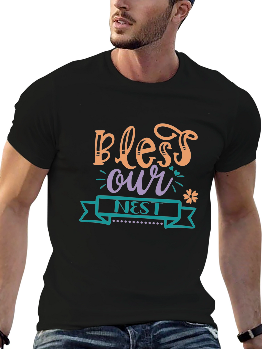 Bless Our Nest Graphic T-Shirt