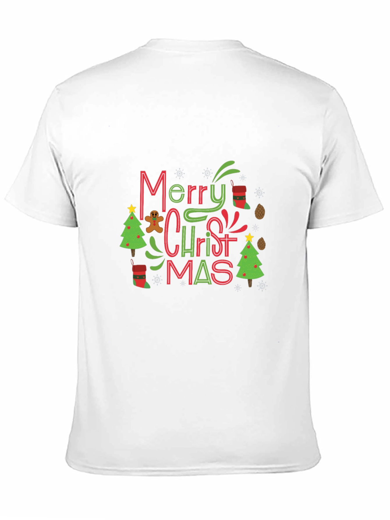 Festive Merry Christmas Graphic Tee