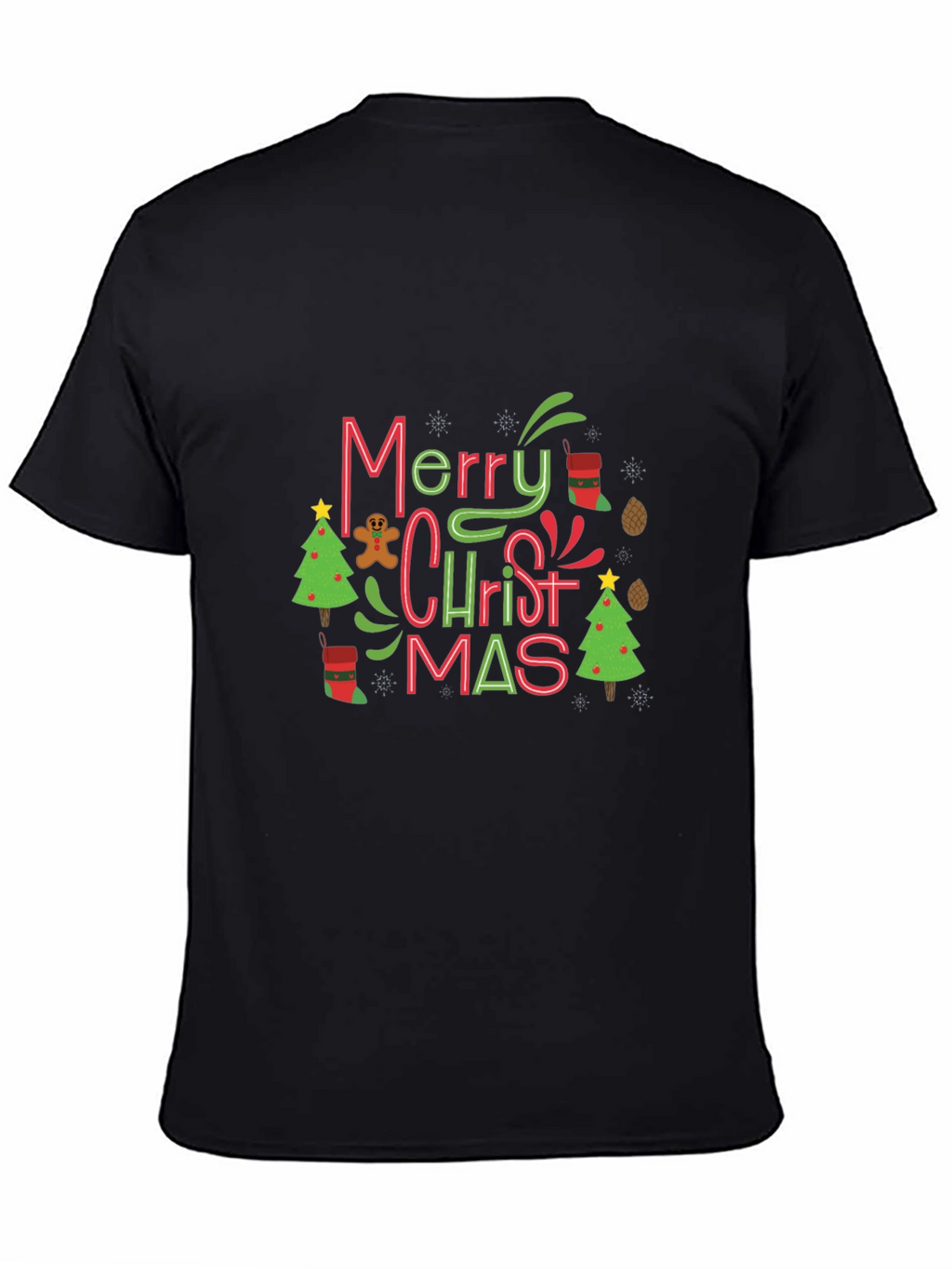 Festive Merry Christmas Graphic Tee