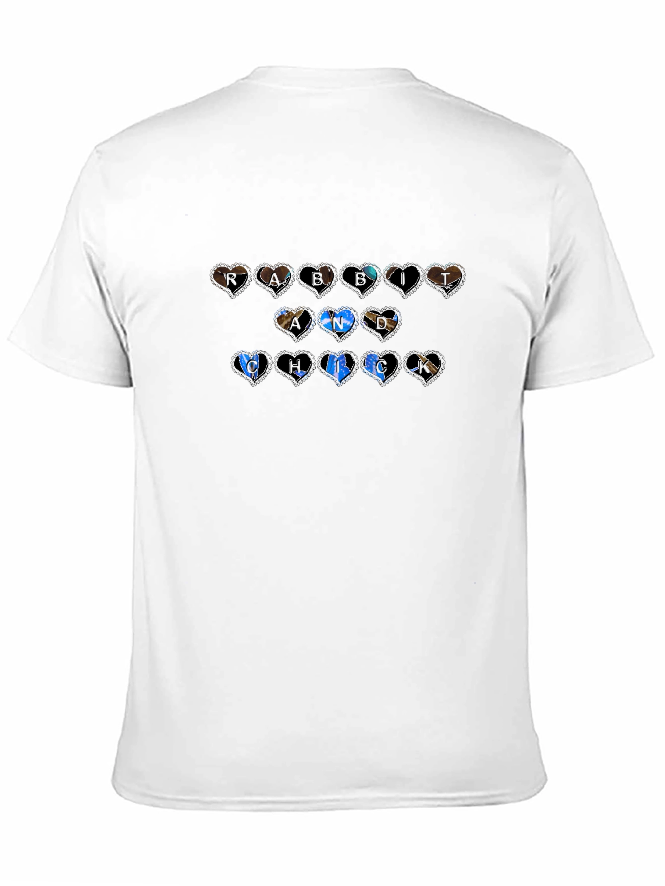 Heart Patterned Graphic Tee