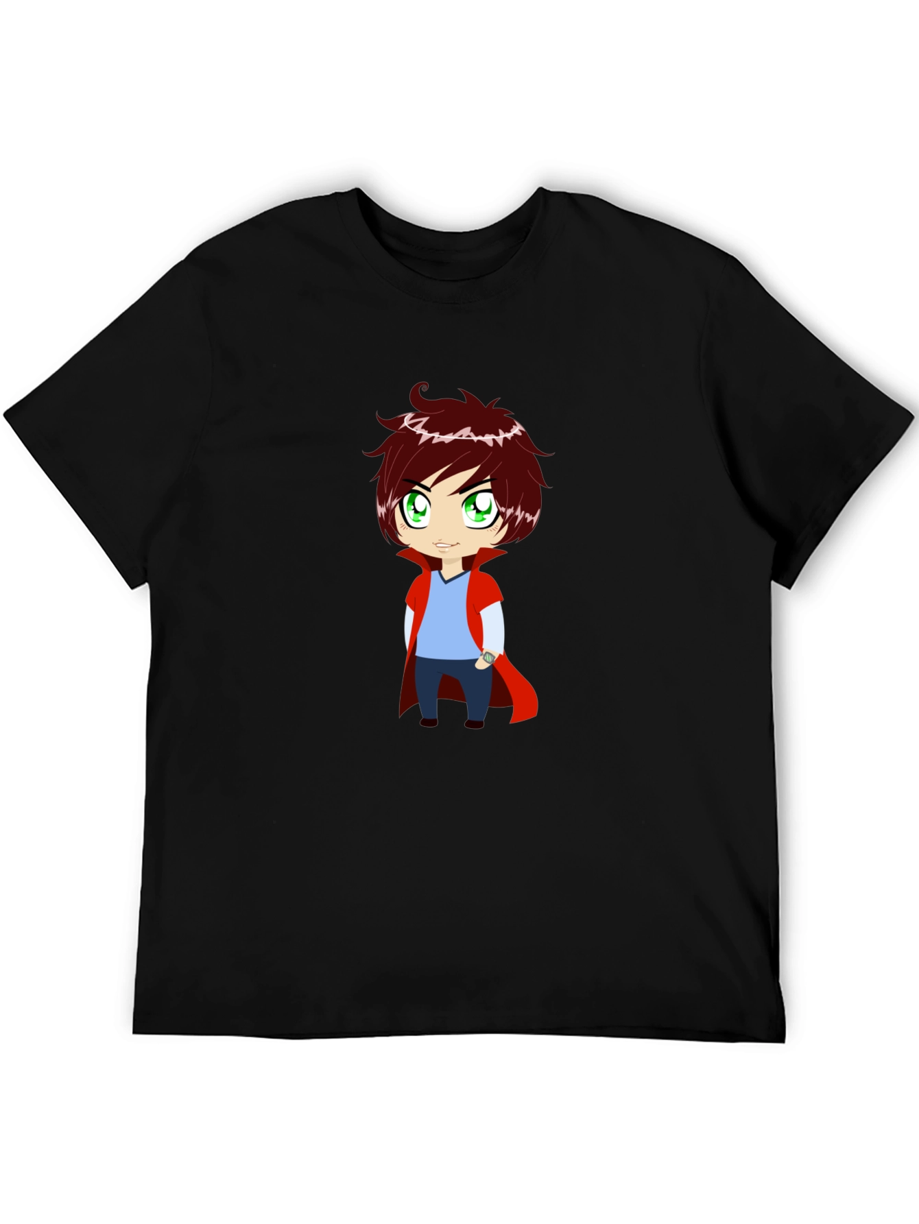Cartoon Character Black T-Shirt