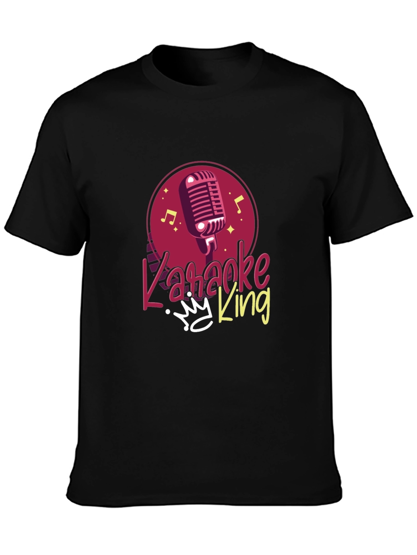 Karaoke King Graphic Tee - Sing Your Heart Out!