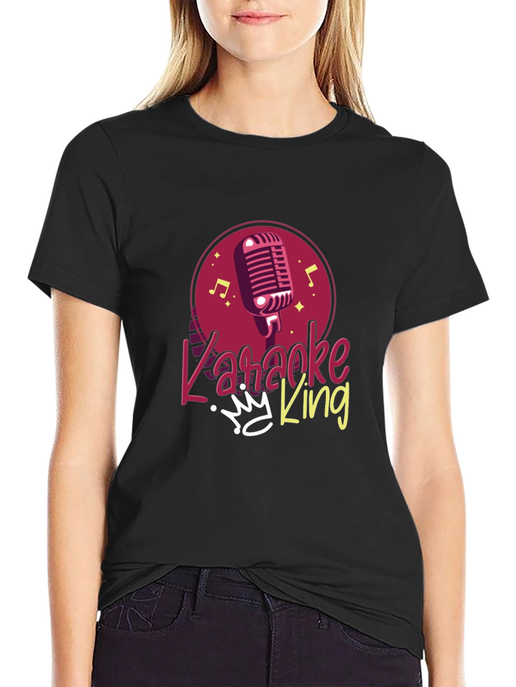 Karaoke King Graphic Tee - Sing Your Heart Out!