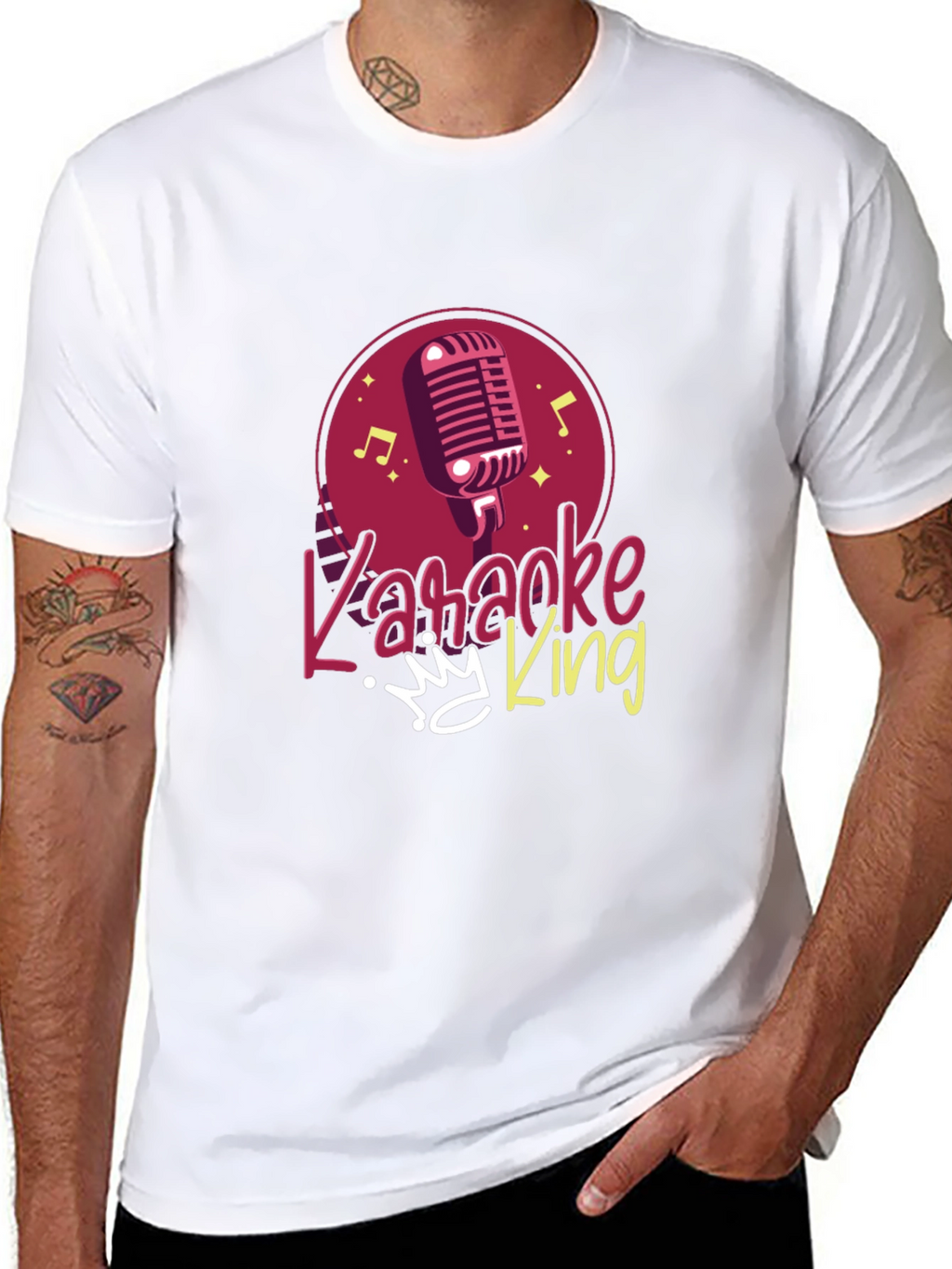 Karaoke King Graphic Tee - Sing Your Heart Out!