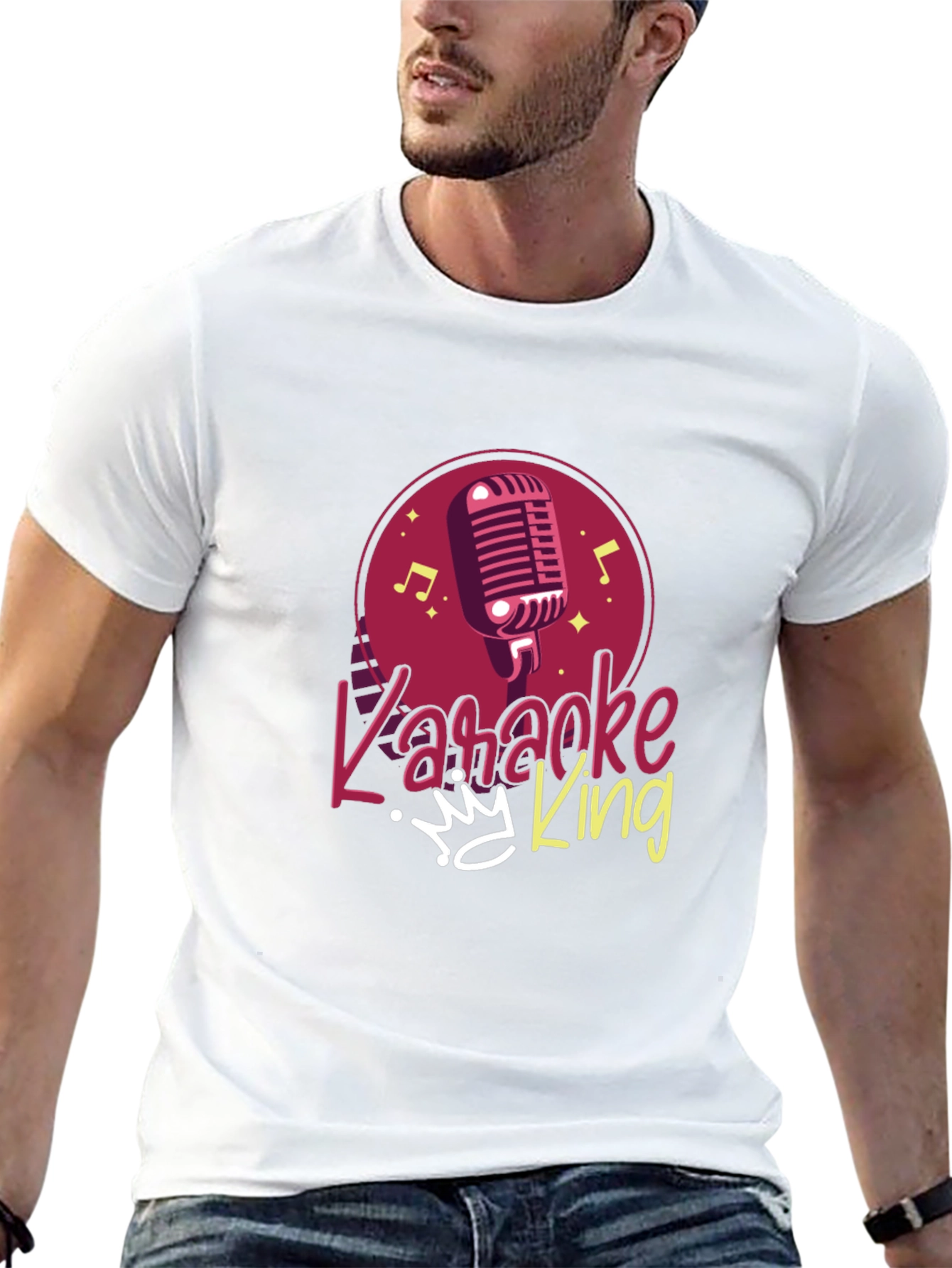 Karaoke King Graphic Tee - Sing Your Heart Out!