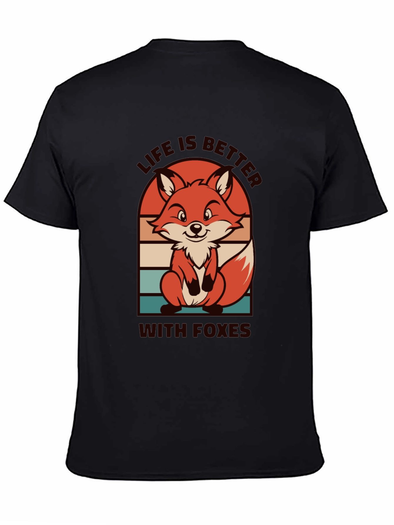 Life is Better with Foxes Graphic T-Shirt