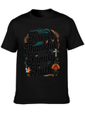 Thankful Family Faith Thanksgiving T-Shirt