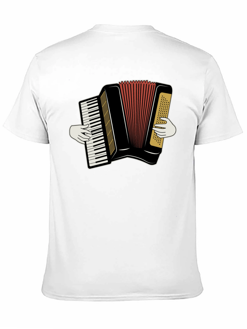 Accordion Player Graphic T-Shirt