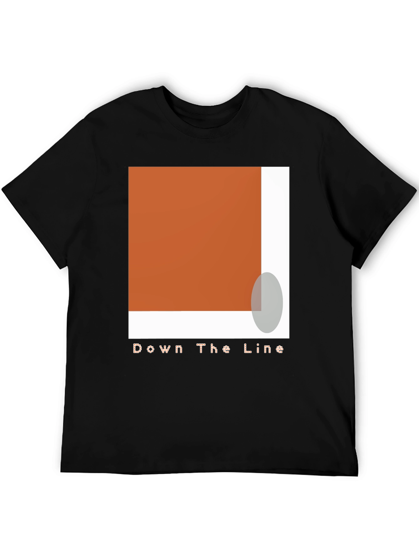 Modern Abstract Graphic Tee - Down The Line