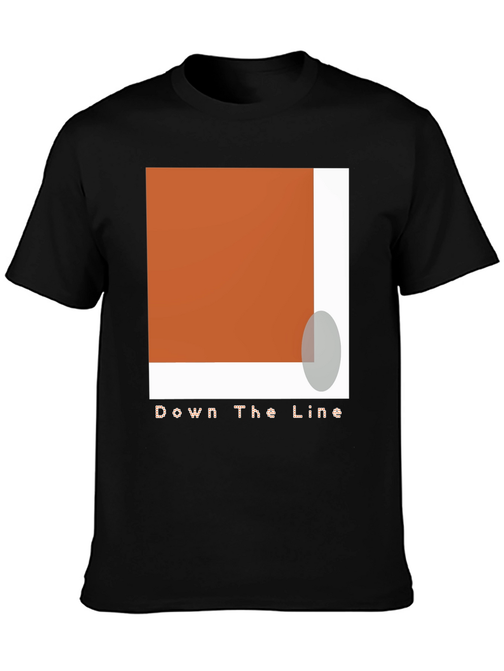 Modern Abstract Graphic Tee - Down The Line