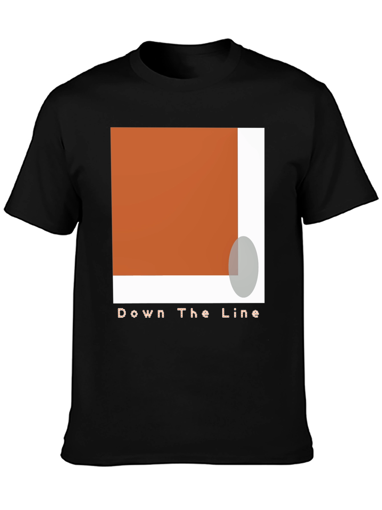 Modern Abstract Graphic Tee - Down The Line