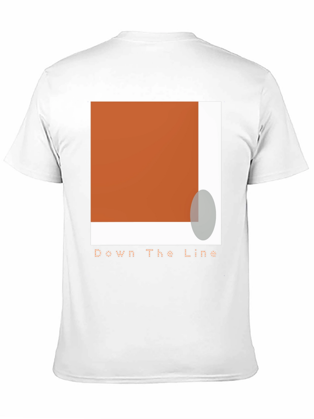 Modern Abstract Graphic Tee - Down The Line