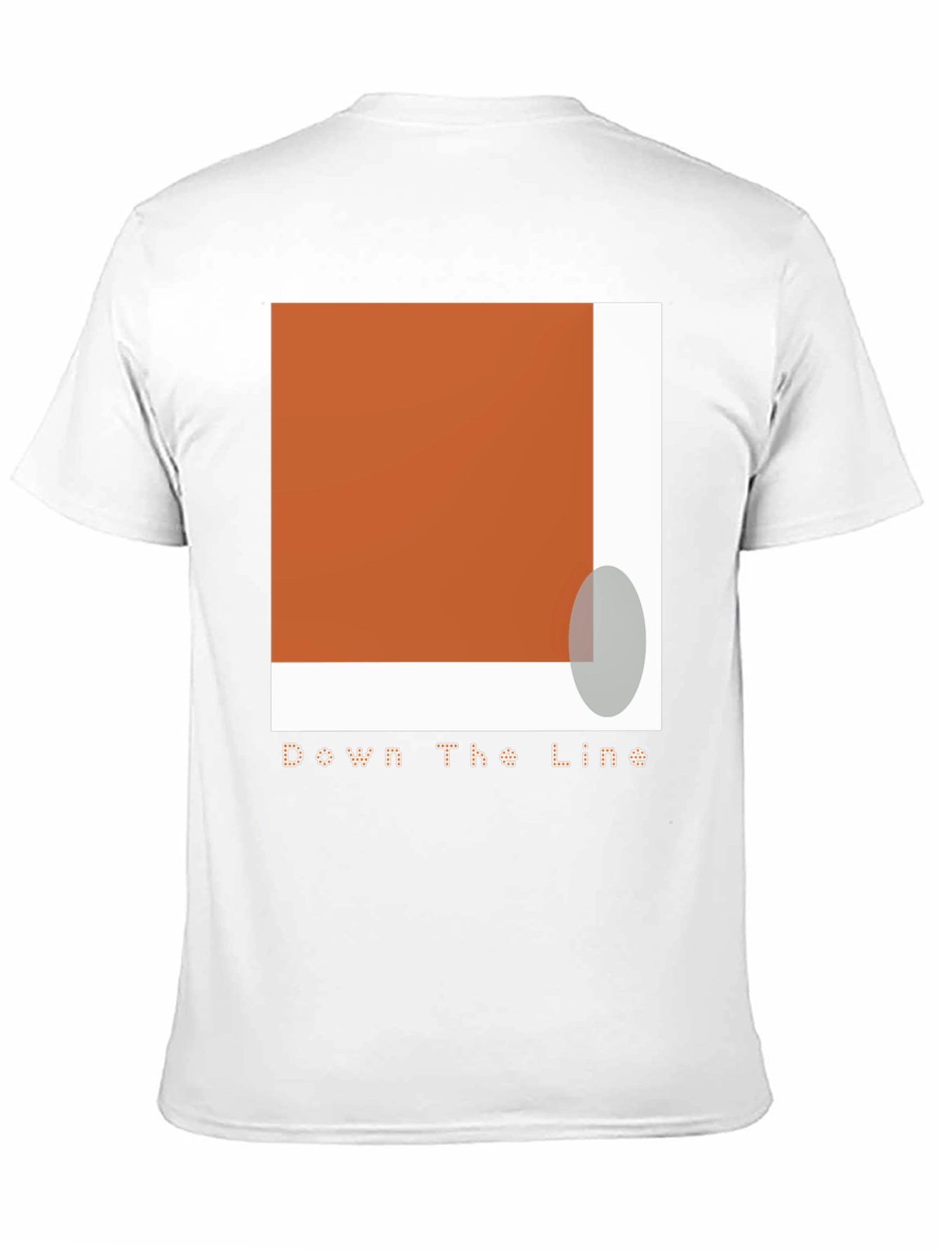 Modern Abstract Graphic Tee - Down The Line