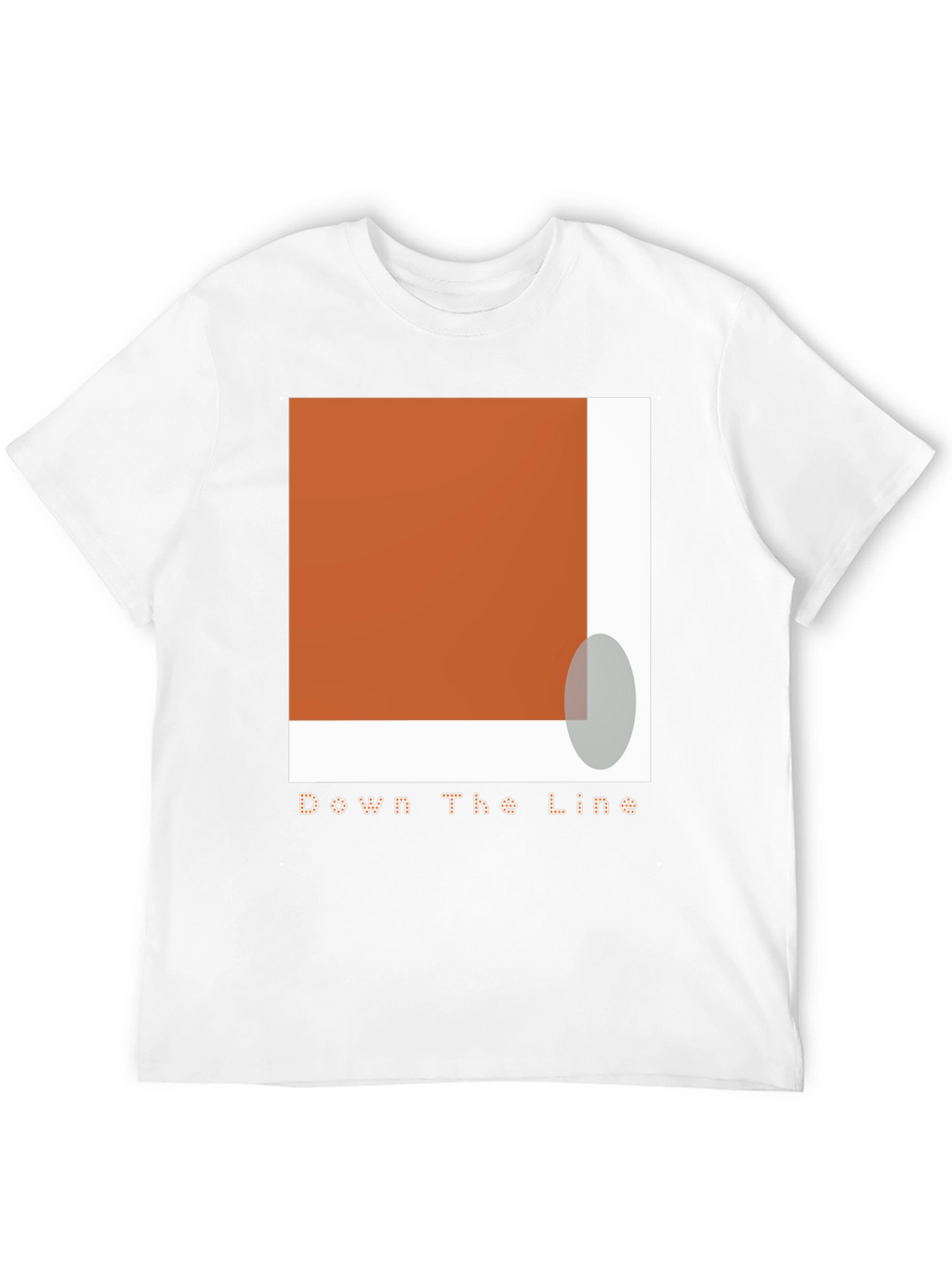 Modern Abstract Graphic Tee - Down The Line