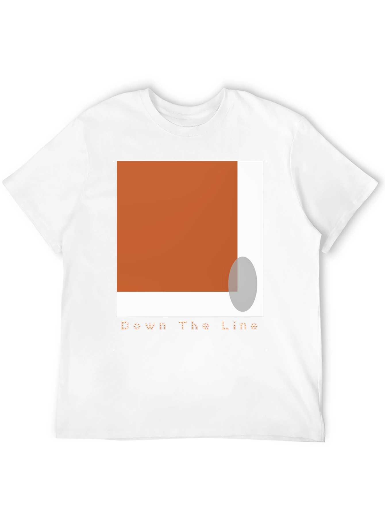 Modern Abstract Graphic Tee - Down The Line