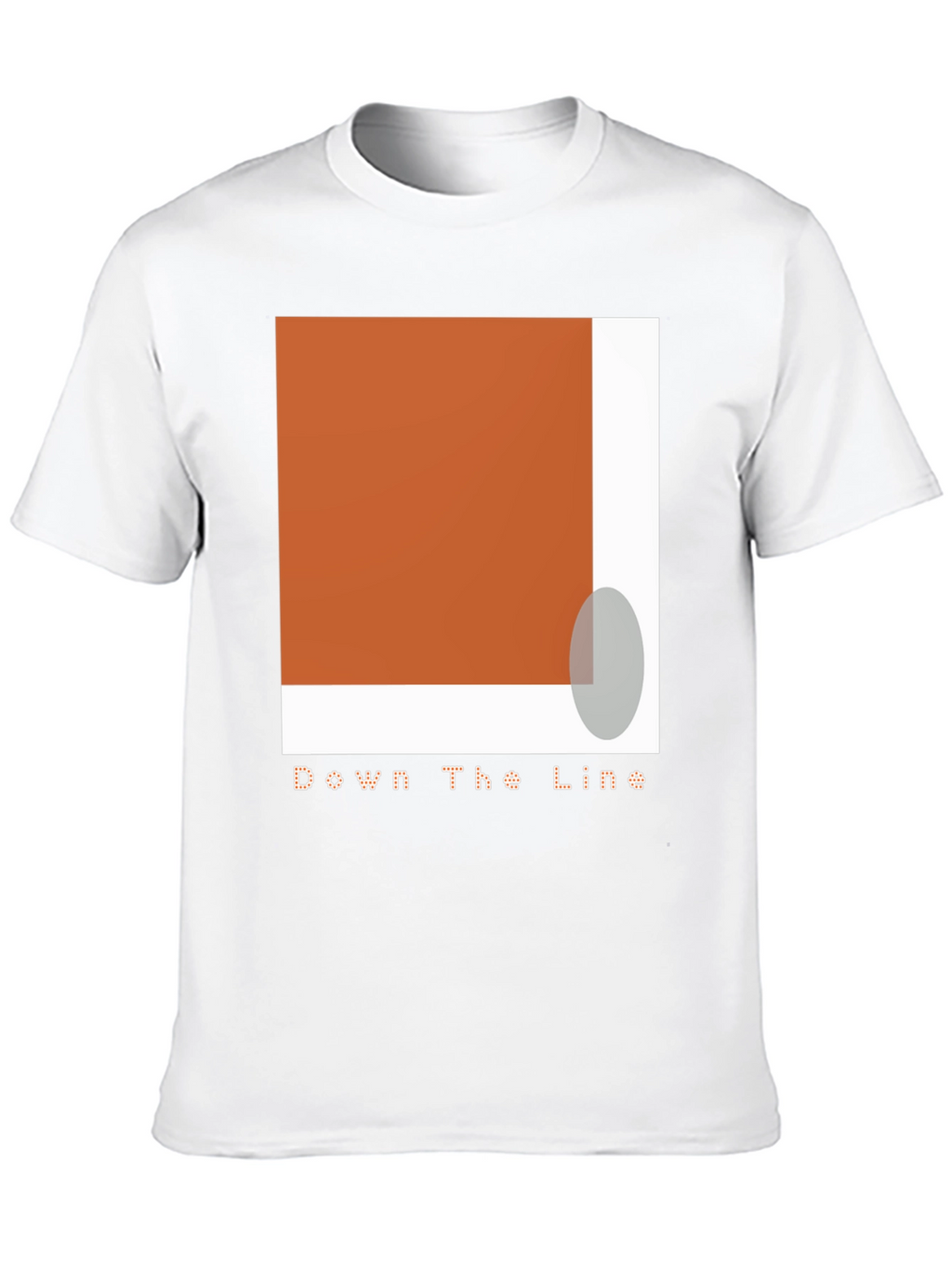 Modern Abstract Graphic Tee - Down The Line