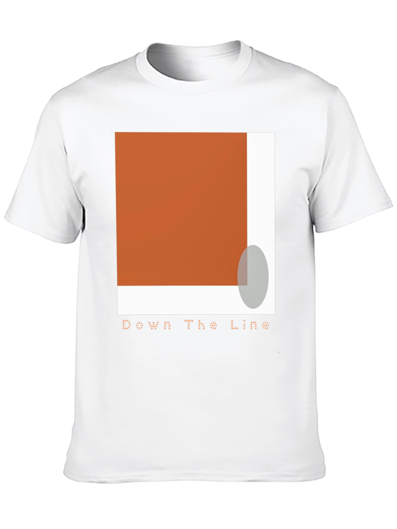 Modern Abstract Graphic Tee - Down The Line