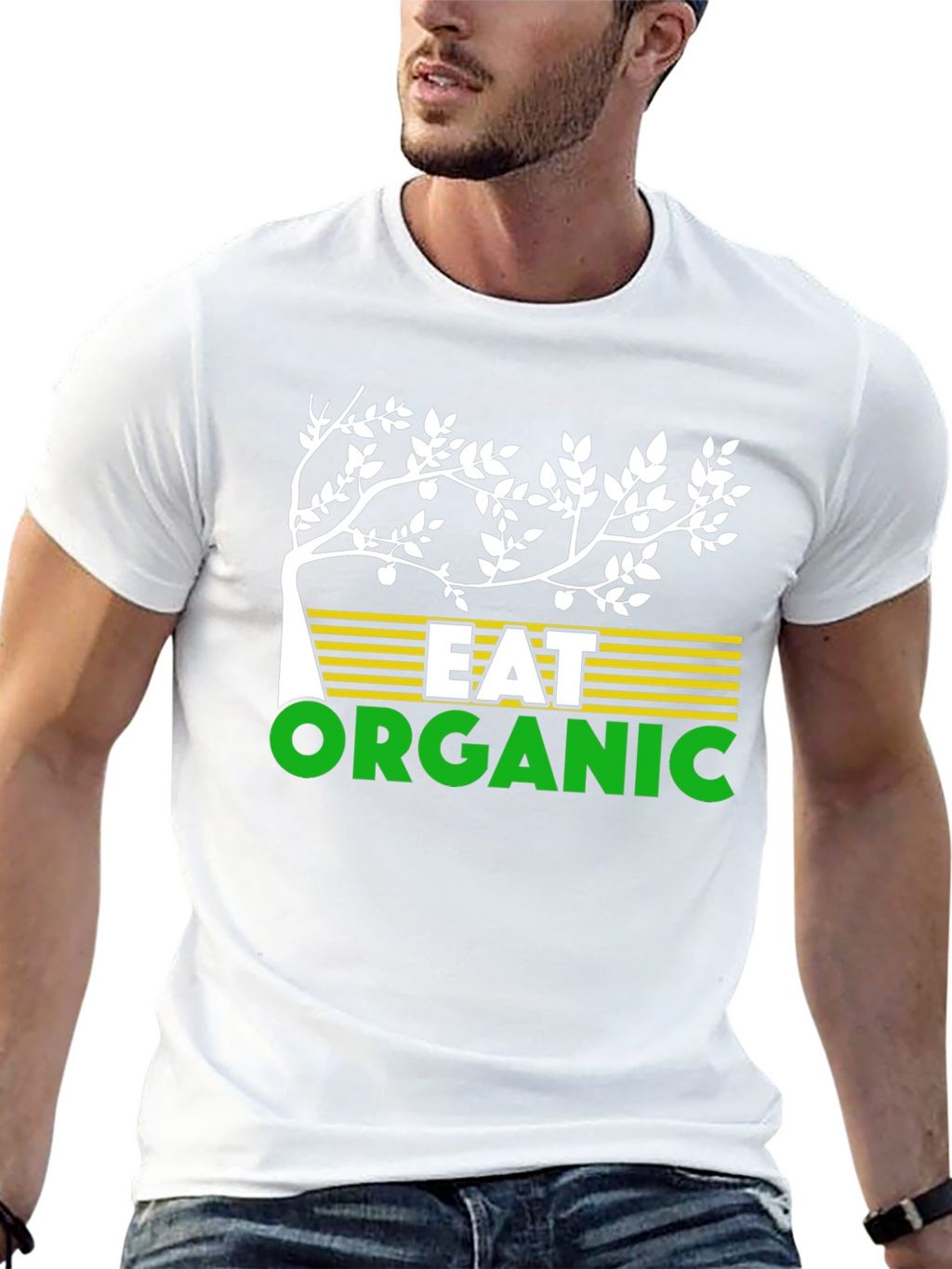 Eat Organic Graphic Tee - Sustainable Living