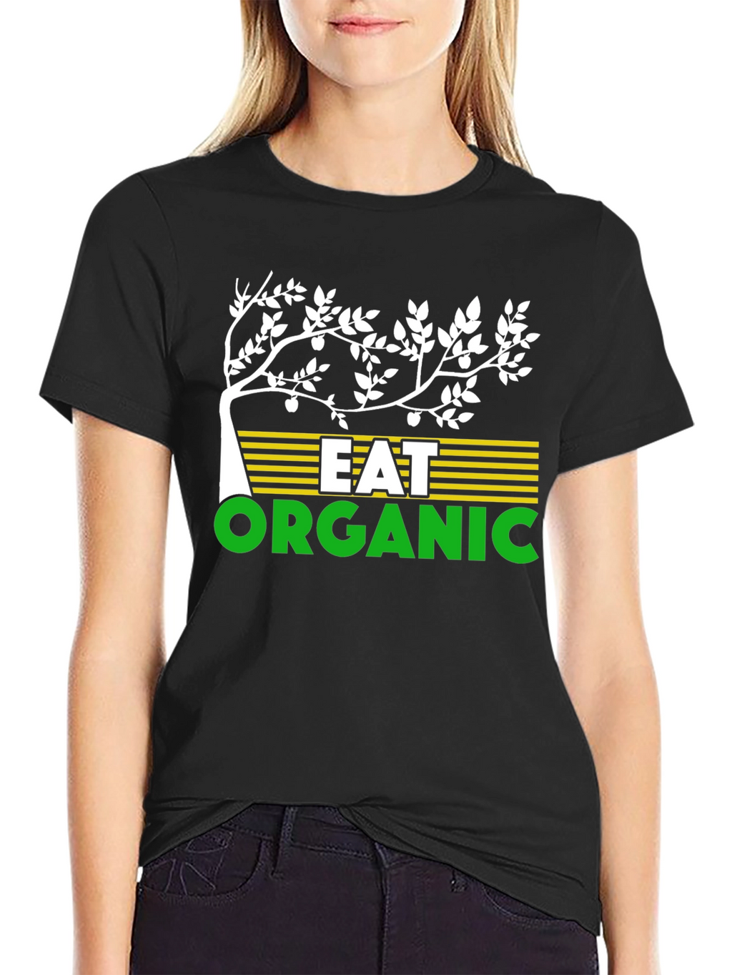 Eat Organic Graphic Tee - Sustainable Living