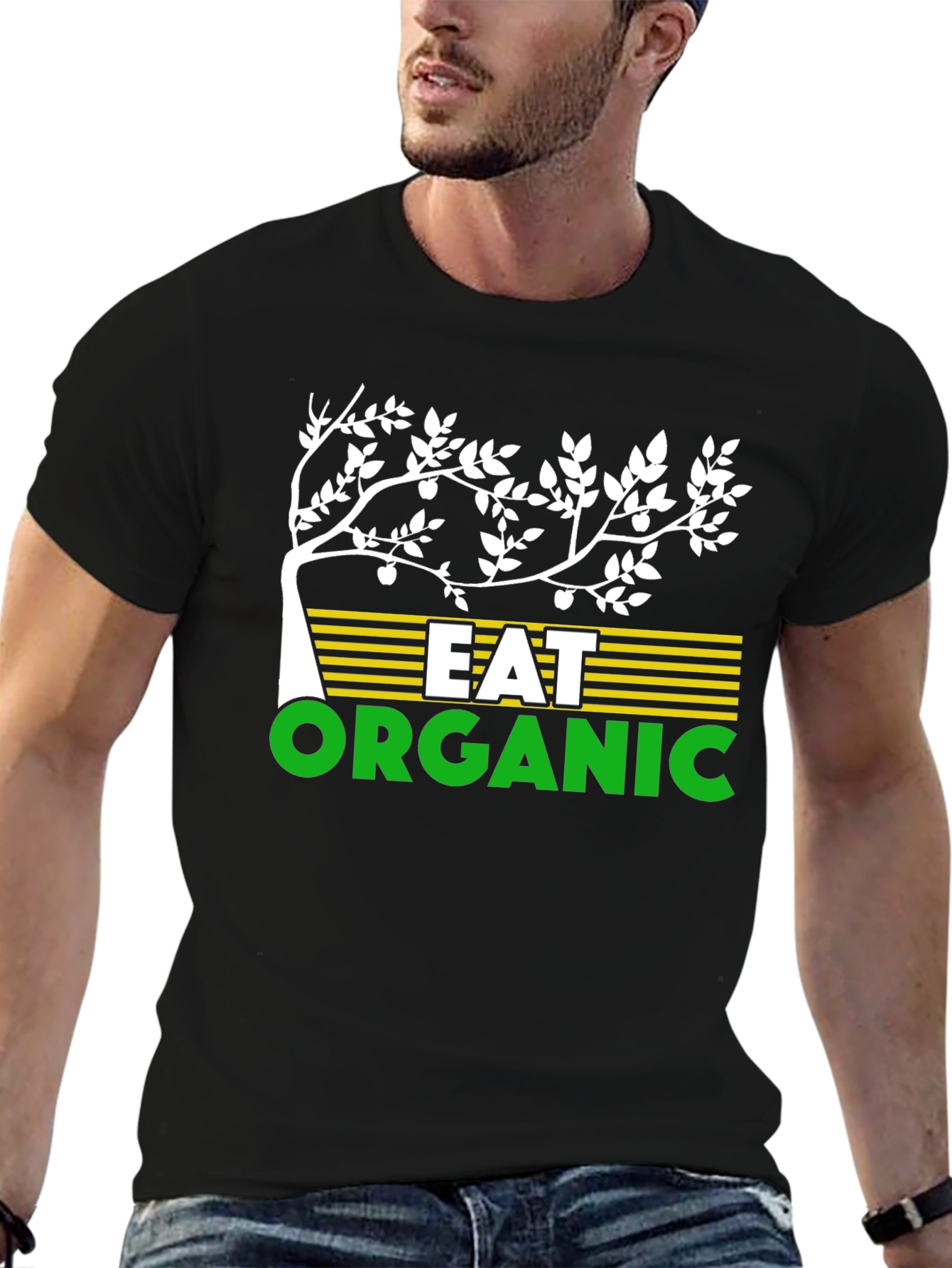 Eat Organic Graphic Tee - Sustainable Living