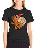 Santa Bear T-Shirt - Holiday Festive Tee