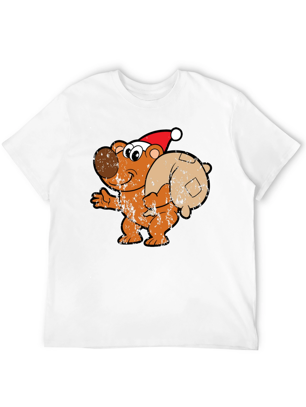 Santa Bear T-Shirt - Holiday Festive Tee