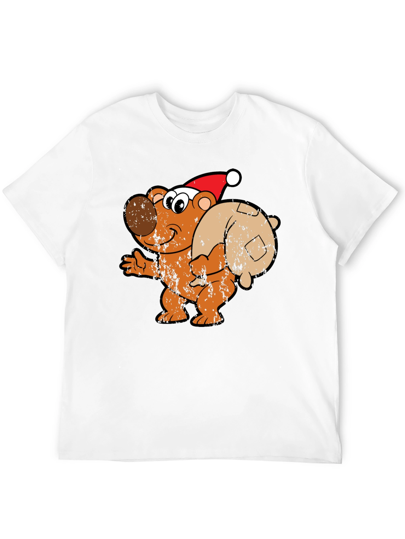 Santa Bear T-Shirt - Holiday Festive Tee