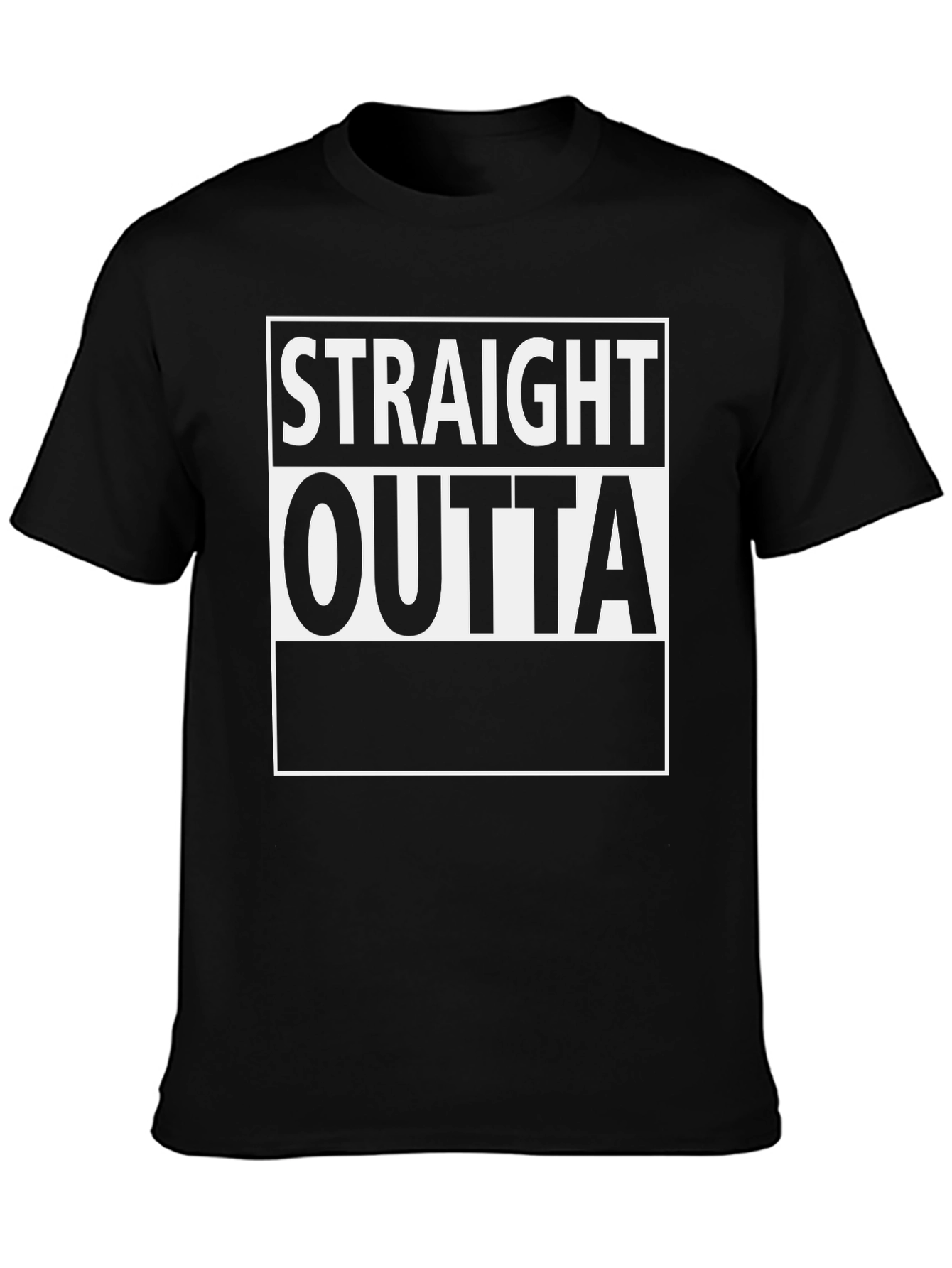 Straight Outta T-Shirt - Bold Graphic Tee