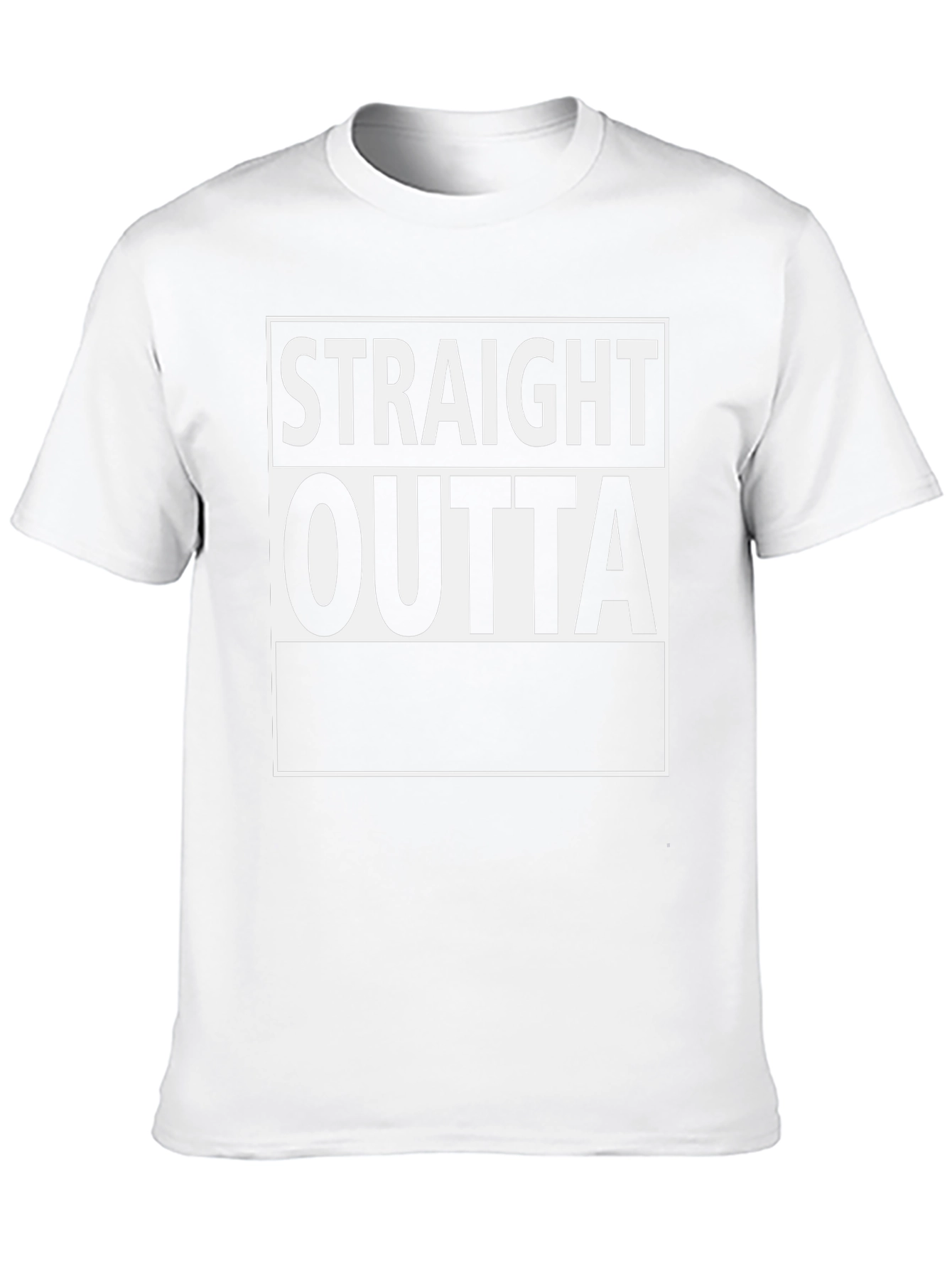 Straight Outta T-Shirt - Bold Graphic Tee