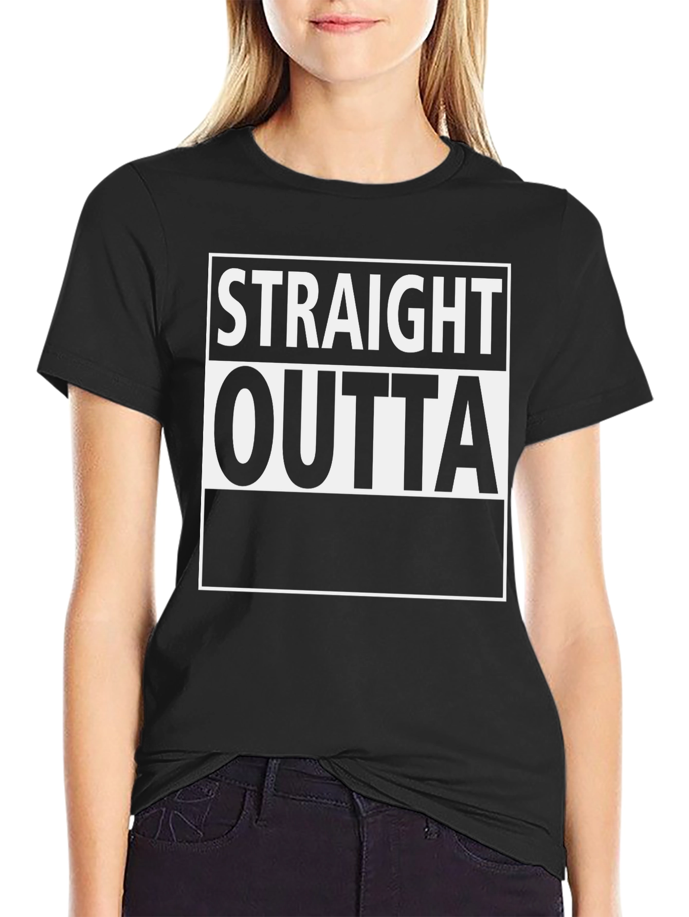 Straight Outta T-Shirt - Bold Graphic Tee
