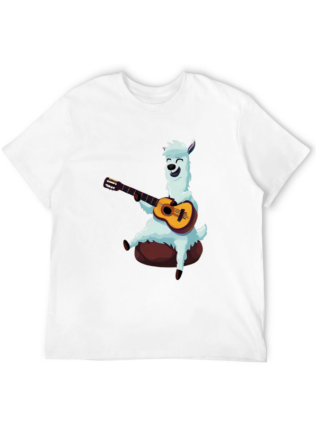 Llama Guitar Player T-Shirt