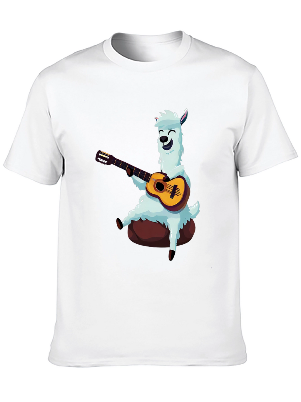 Llama Guitar Player T-Shirt