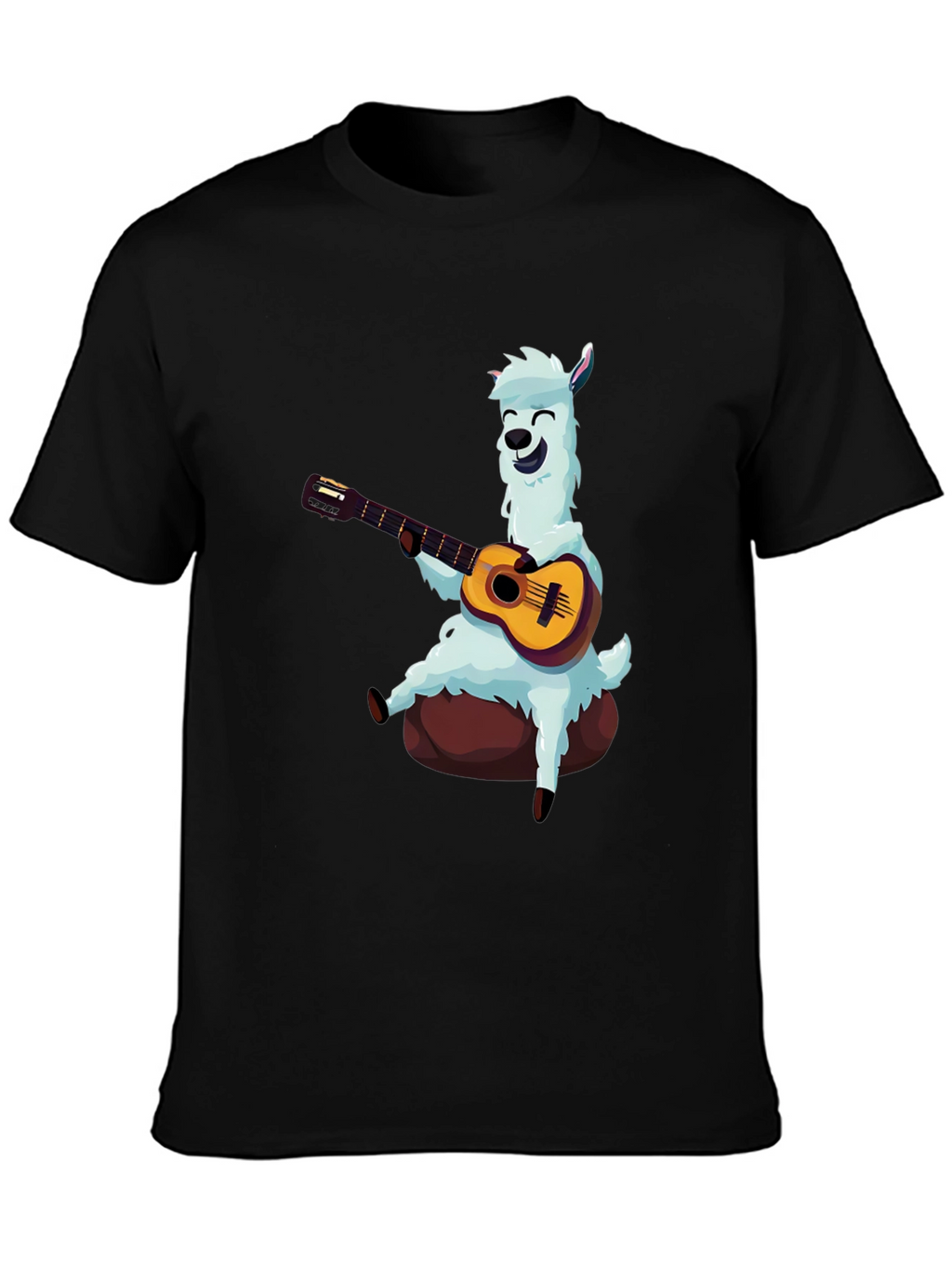 Llama Guitar Player T-Shirt