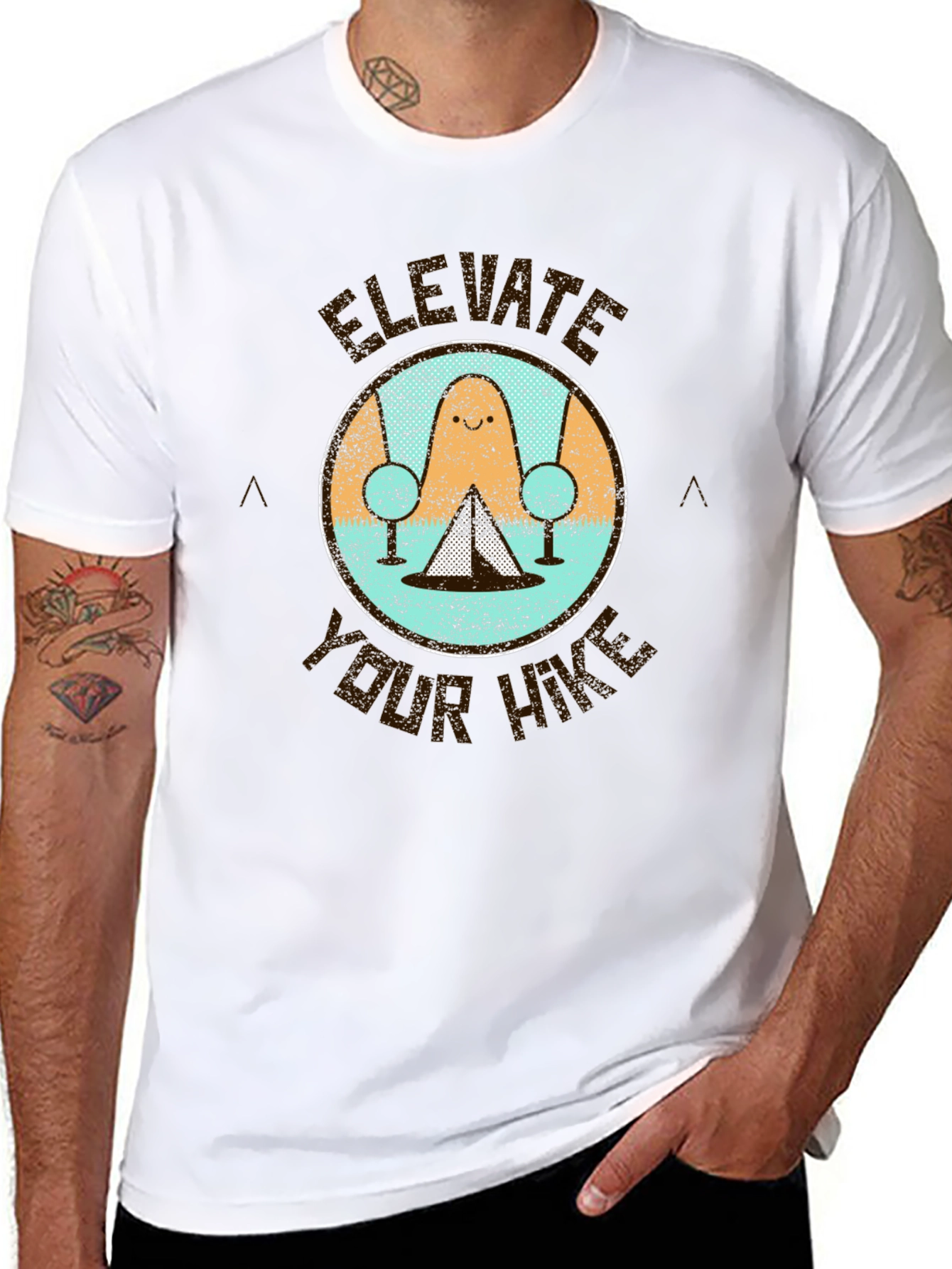 Elevate Your Hike T-Shirt - Camping Adventure Tee