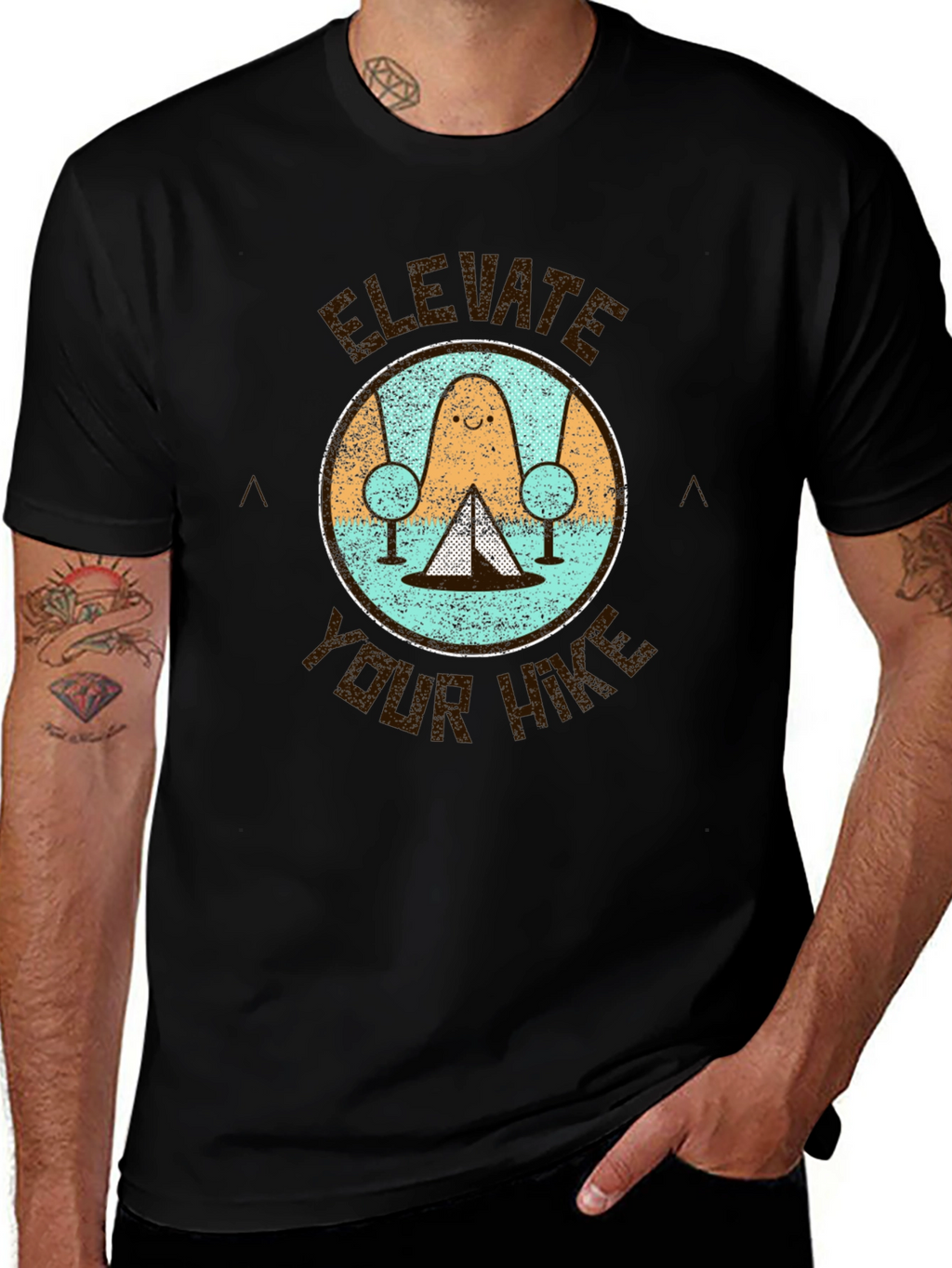 Elevate Your Hike T-Shirt - Camping Adventure Tee