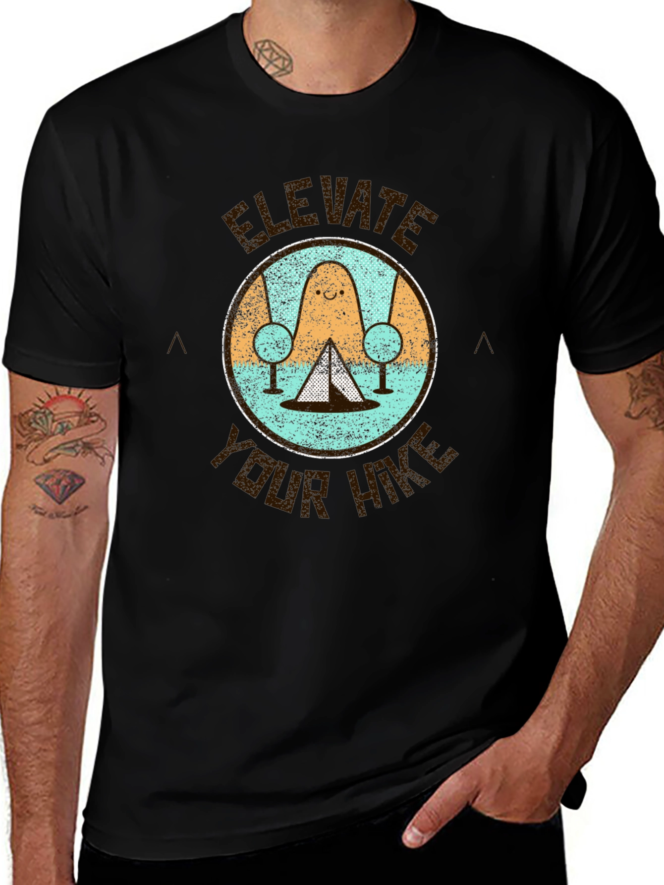 Elevate Your Hike T-Shirt - Camping Adventure Tee