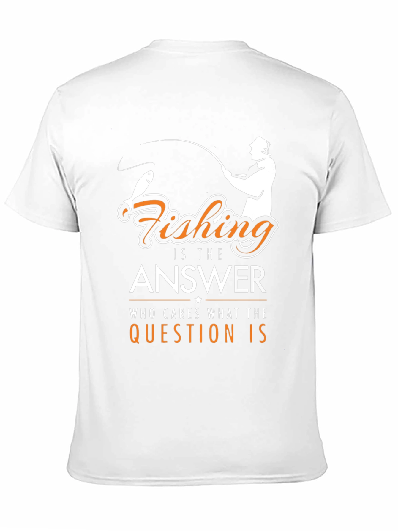 Fishing is the Answer Graphic T-Shirt