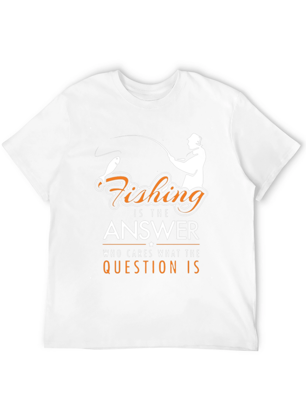 Fishing is the Answer Graphic T-Shirt