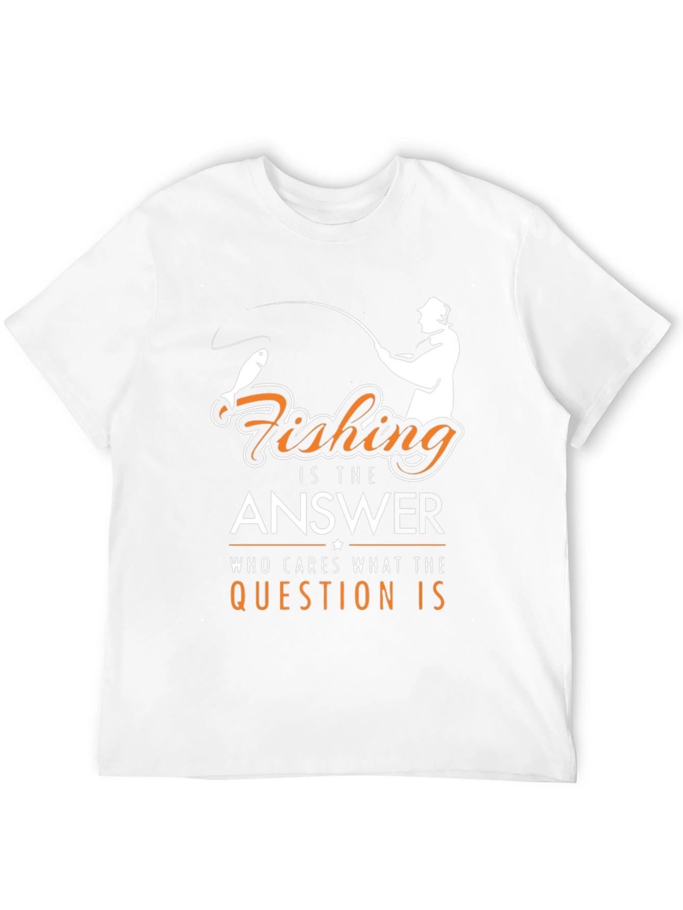 Fishing is the Answer Graphic T-Shirt