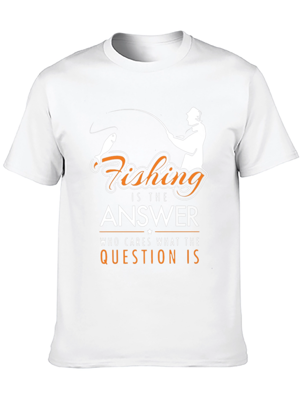 Fishing is the Answer Graphic T-Shirt