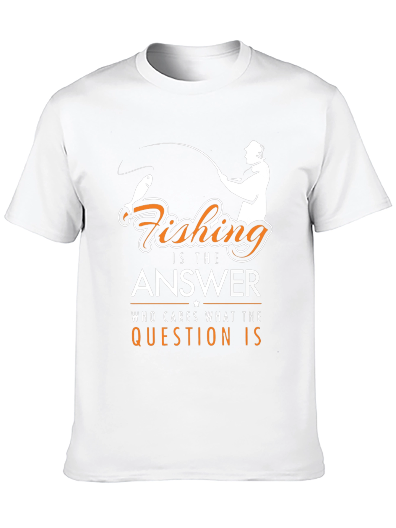 Fishing is the Answer Graphic T-Shirt