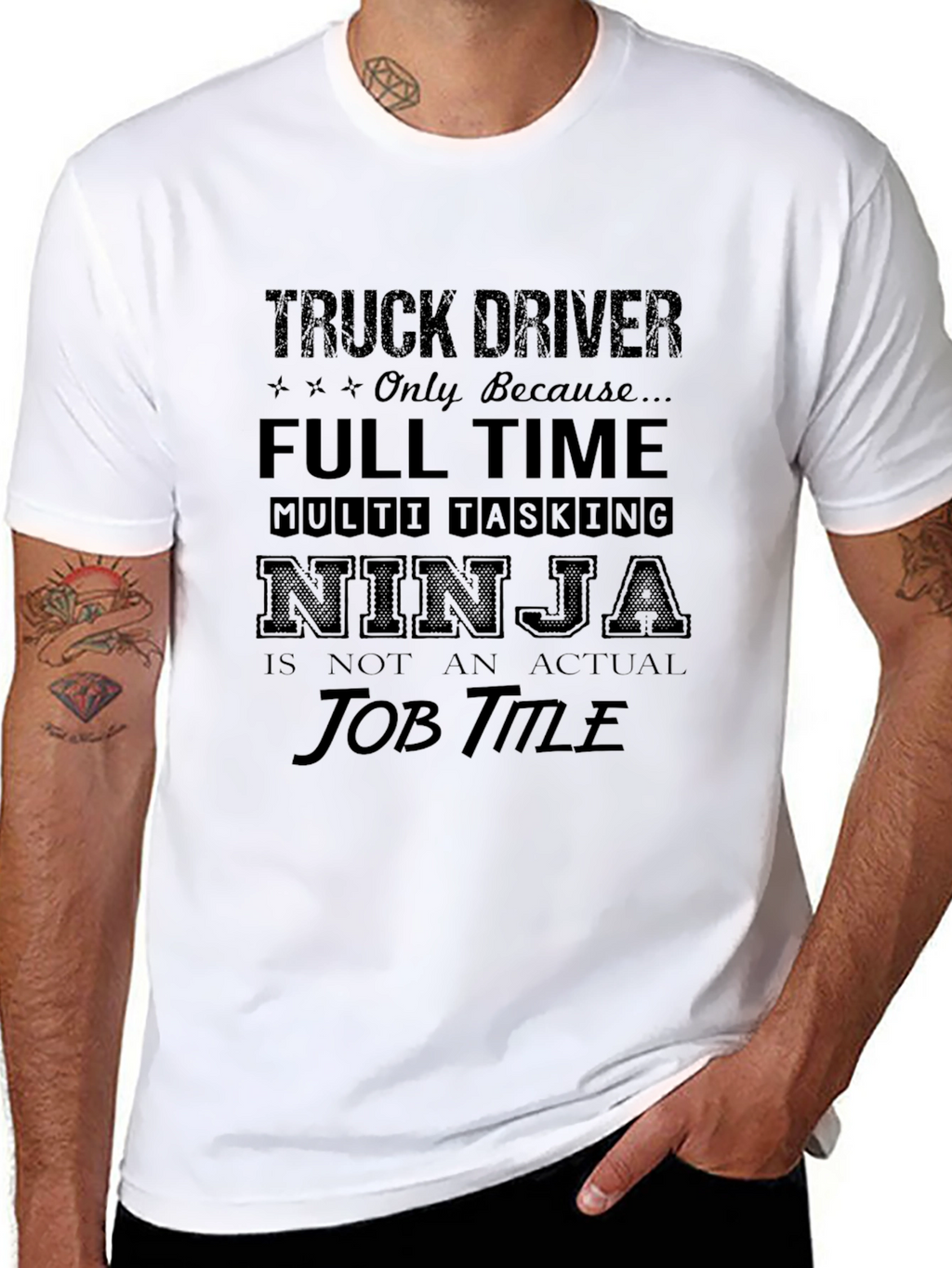 Truck Driver Ninja T-Shirt