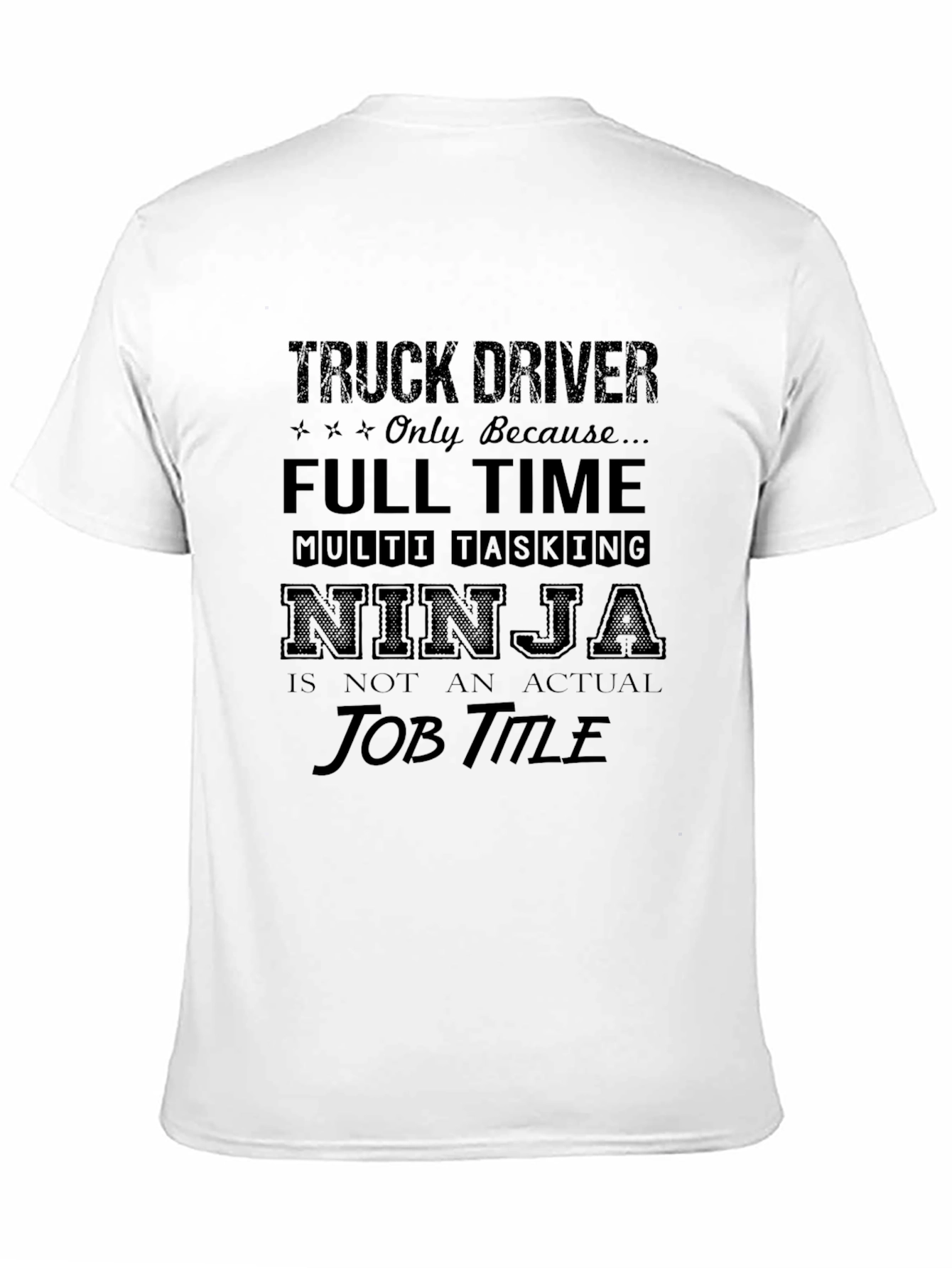 Truck Driver Ninja T-Shirt