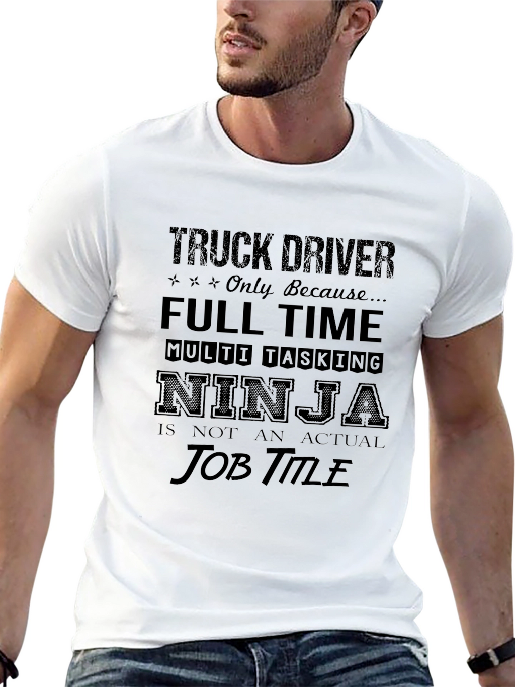 Truck Driver Ninja T-Shirt