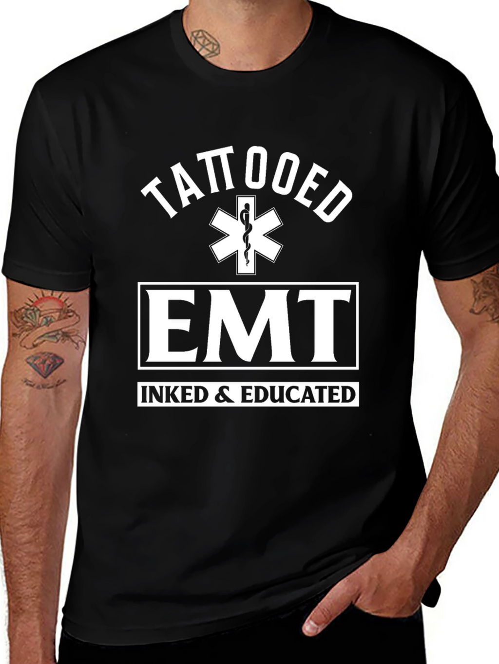 Tattooed EMT T-Shirt - Inked & Educated
