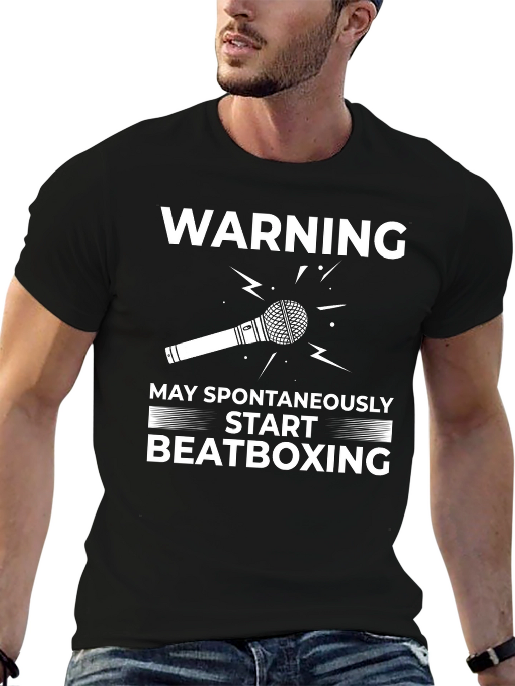 Warning May Spontaneously Start Beatboxing T-Shirt