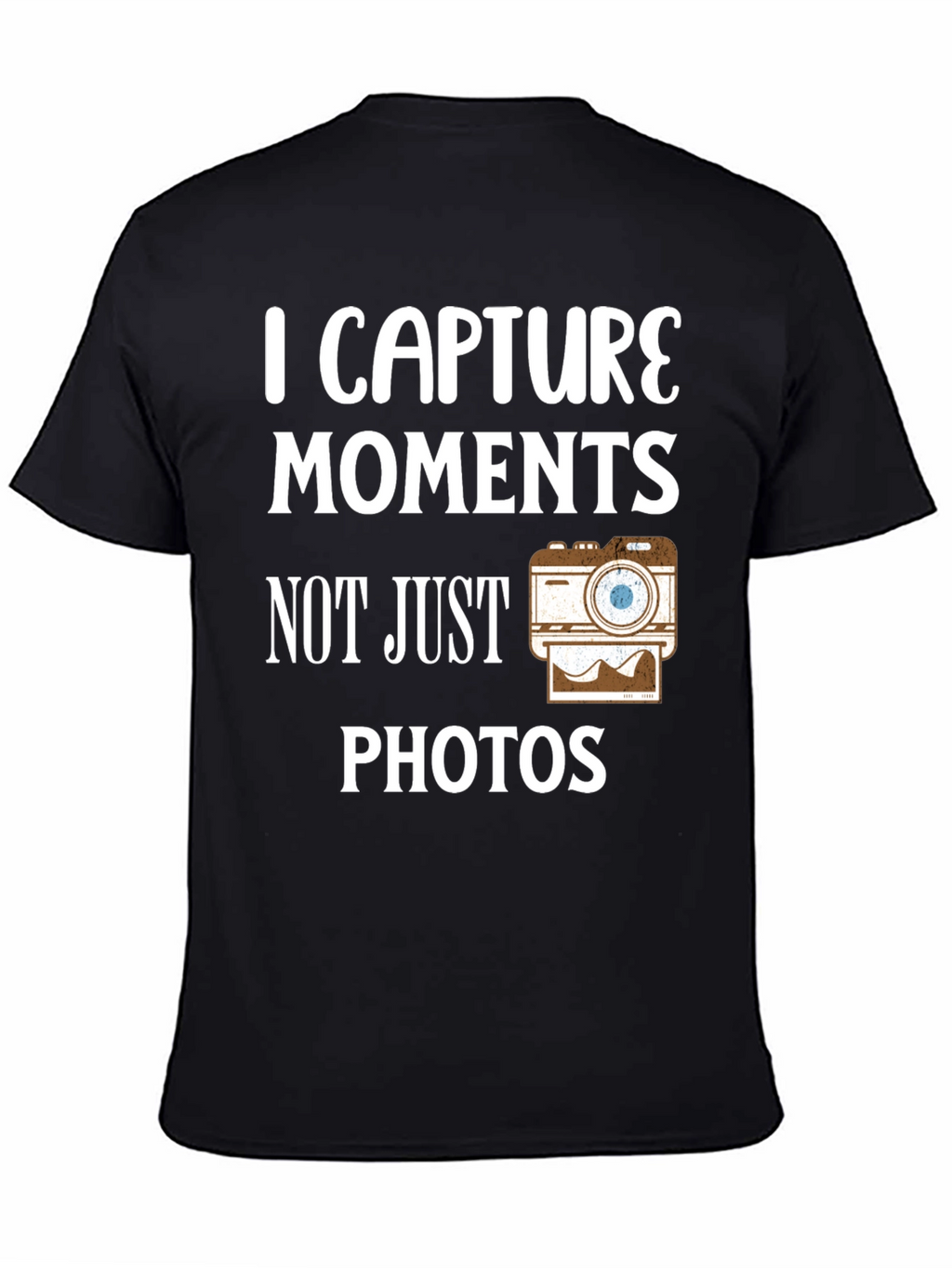I Capture Moments T-Shirt Camera Photography Tee