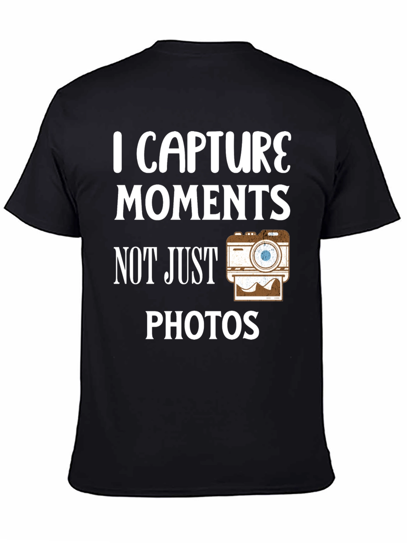 I Capture Moments T-Shirt Camera Photography Tee
